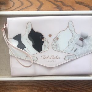 Never used ted baker vegan envelope bulldogs